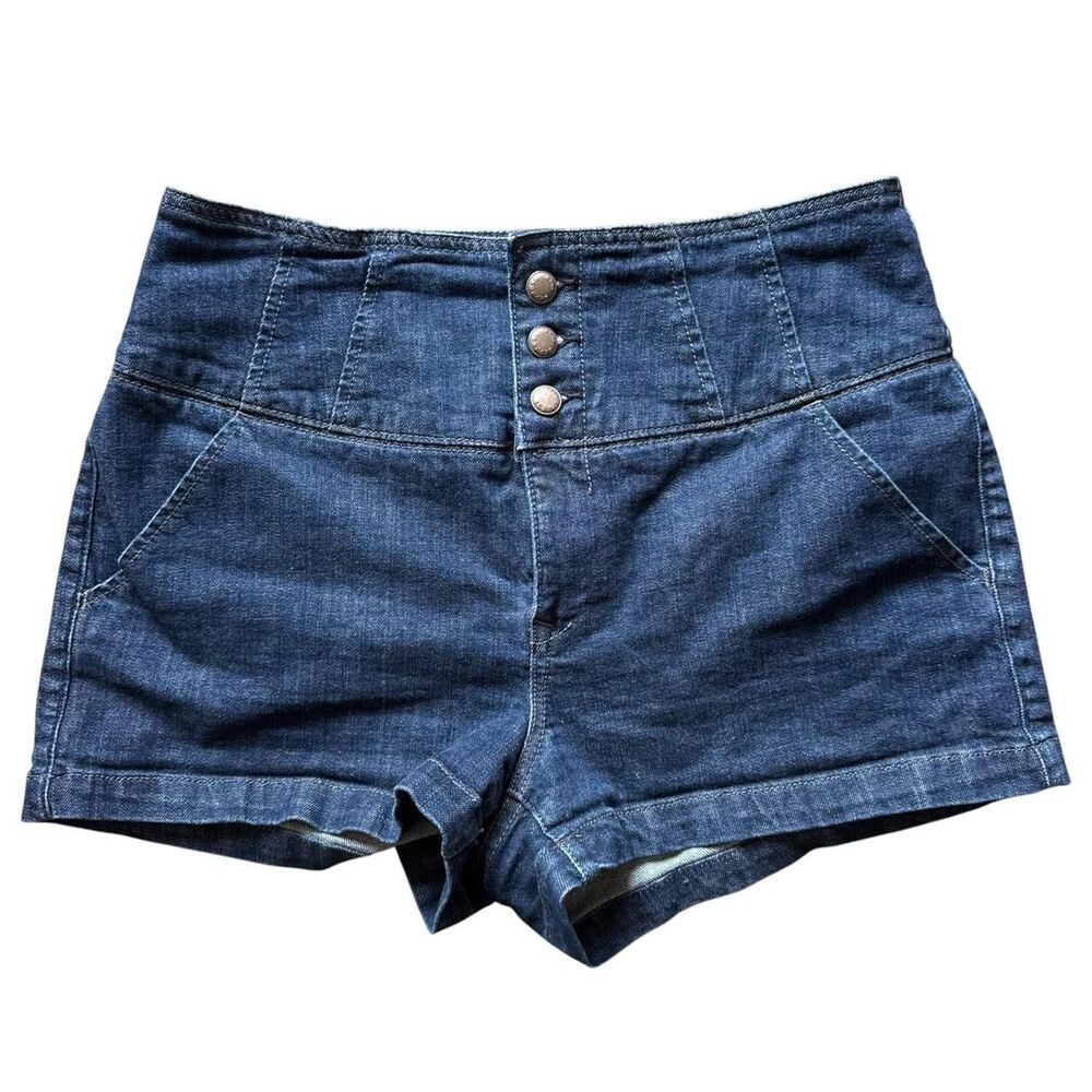 Women's Blue and Navy Shorts